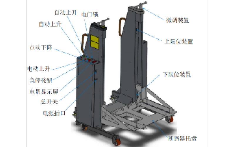 宏瑞德斷路器電動(dòng)升降轉(zhuǎn)運(yùn)車(chē)
